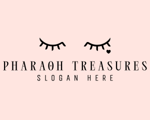 Feminine Eyelash Beauty  logo design