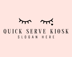 Feminine Eyelash Beauty  logo design