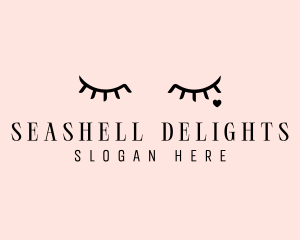 Feminine Eyelash Beauty  logo design