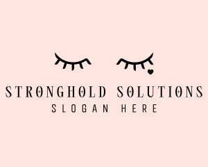 Feminine Eyelash Beauty  logo design