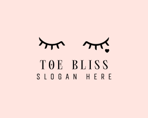 Feminine Eyelash Beauty  logo design