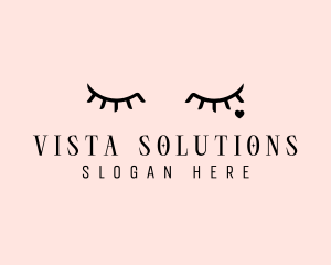 Feminine Eyelash Beauty  logo design