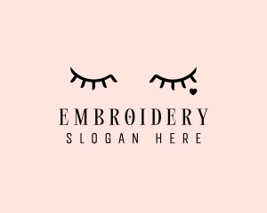 Feminine Eyelash Beauty  logo design