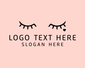 Glam - Eyelash Beauty Salon logo design