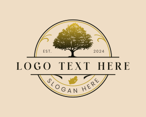 Map - Africa Yellowwood Tree logo design