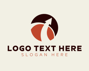 Delivery - Abstract Arrow Circle logo design