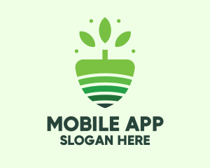 Organic Farm Tree Logo