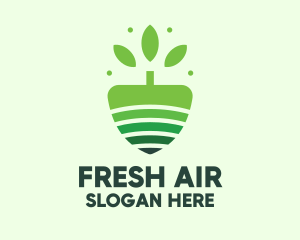 Organic Farm Tree logo design