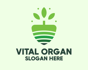 Organic Farm Tree logo design