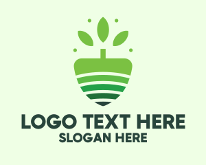 Food - Organic Farm Tree logo design