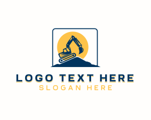 Industrial - Contractor Excavation Quarry logo design