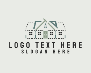Laborer - Contractor Tool House logo design