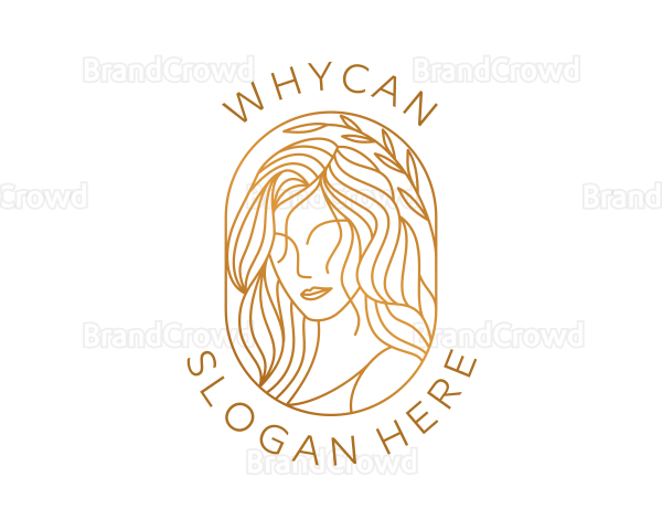 Beautiful Lady Hair Logo