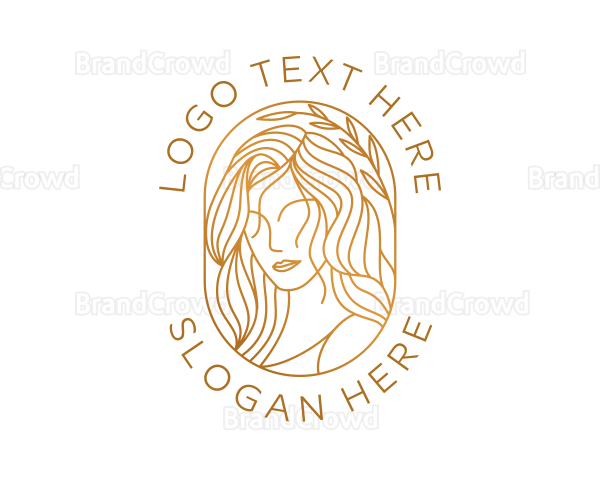 Beautiful Lady Hair Logo