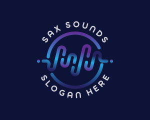 Sound Wave Music logo design