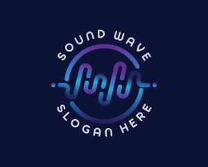 Sound Wave Music logo design