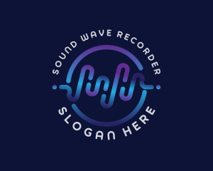 Sound Wave Music logo design