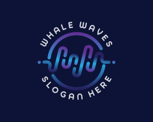 Sound Wave Music logo design