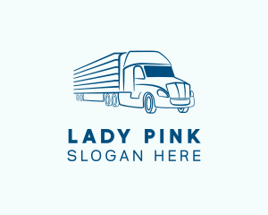 Forwarding - Logistics Transportation Truck logo design