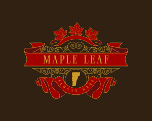 Vermont Maple Leaf logo design