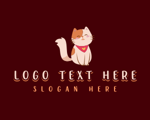 Fur - Cute Pet Cat logo design