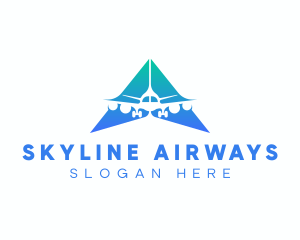 Airliner - Airplane Jet Airport logo design