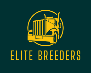 Trailer Truck Vehicle logo design