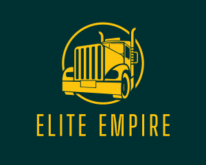 Trailer Truck Vehicle logo design