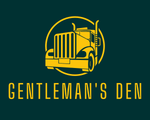 Trailer Truck Vehicle logo design