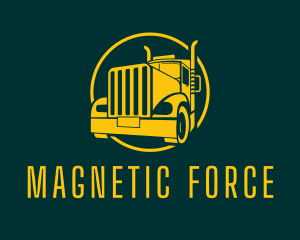 Trailer Truck Vehicle logo design