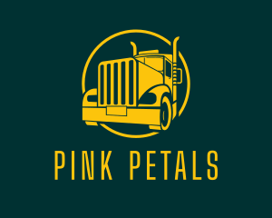 Trailer Truck Vehicle logo design