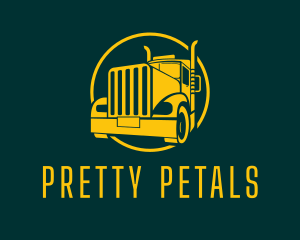 Trailer Truck Vehicle logo design