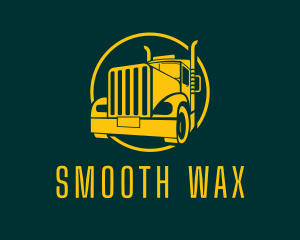 Trailer Truck Vehicle logo design