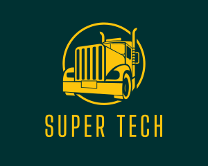 Trailer Truck Vehicle logo design