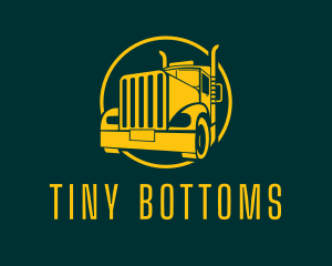 Trailer Truck Vehicle logo design