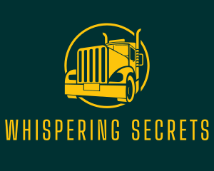 Trailer Truck Vehicle logo design