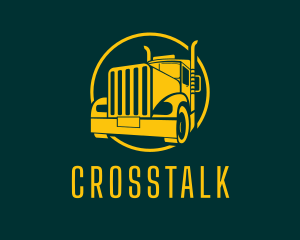 Trailer Truck Vehicle logo design