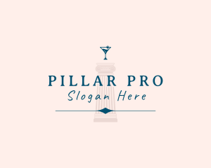 Pillar Cocktail Bistro logo design