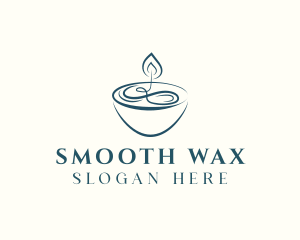 Candle Wellness Spa logo design