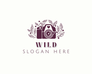 Photography - Camera Floral Photography logo design