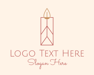 Candlewick - Scented Candle Decor logo design