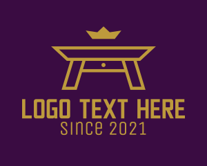 Wood - Deluxe Furniture Company logo design