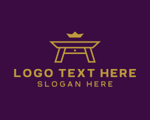 Wood - Deluxe Furniture Company logo design