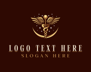 Surgeon - Deluxe Caduceus Hospital logo design