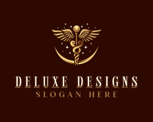 Deluxe - Deluxe Caduceus Hospital logo design