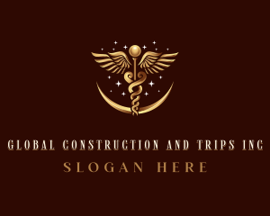 Surgeon - Deluxe Caduceus Hospital logo design