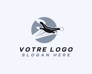 Flying Drone Technology Logo