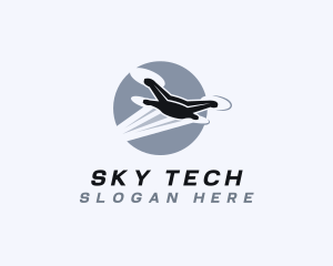 Flying Drone Technology logo design