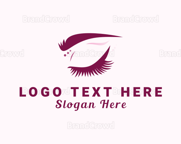 Beauty Eyeliner Cosmetic Logo