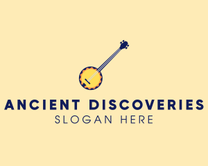 Sunny Banjo Player Music logo design